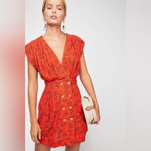 NWOT Free People Into Town mini dress